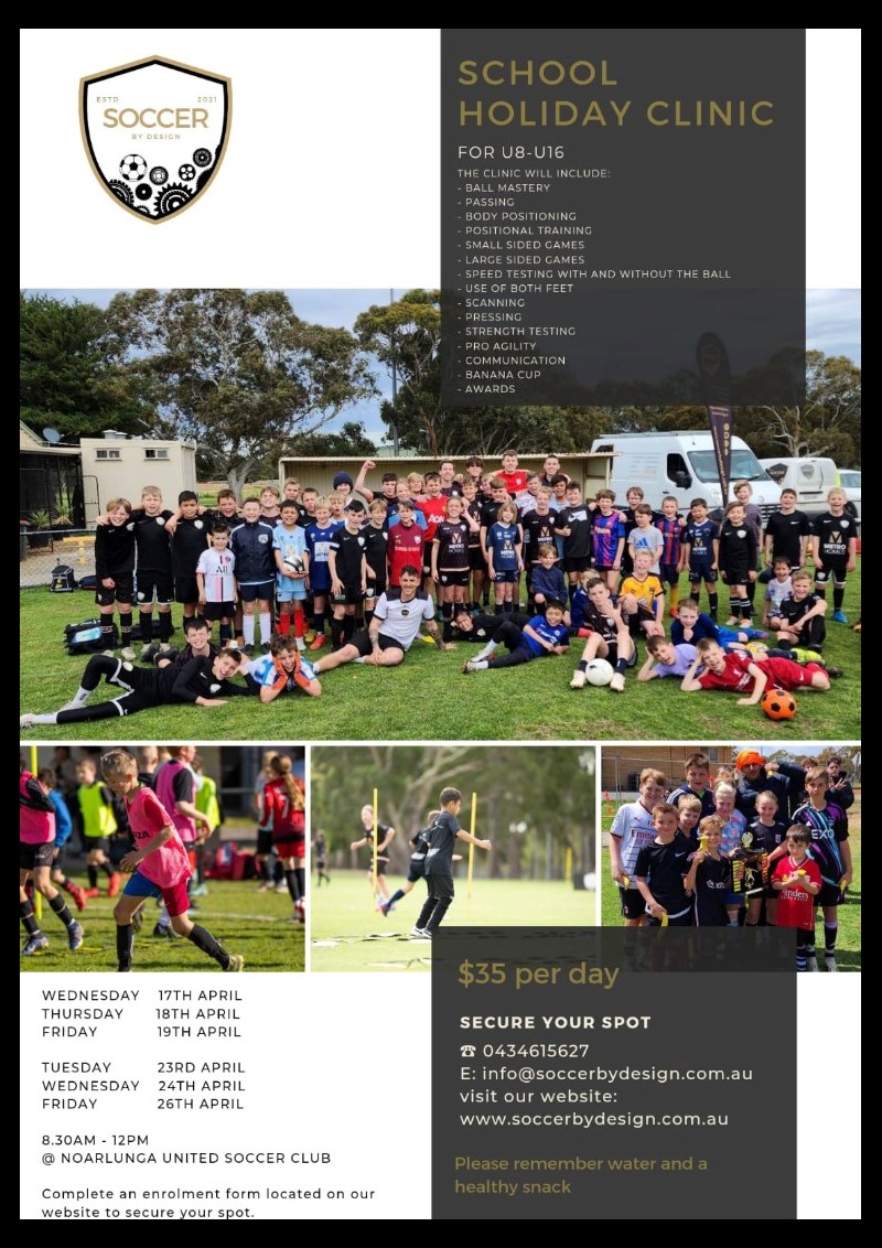 Soccer By Design (1) | Noarlunga United Soccer Club